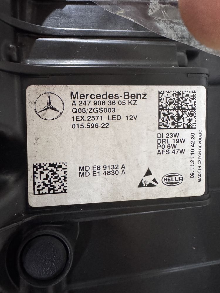 Десен фар Mercedes Gla H247 W247 led high performance