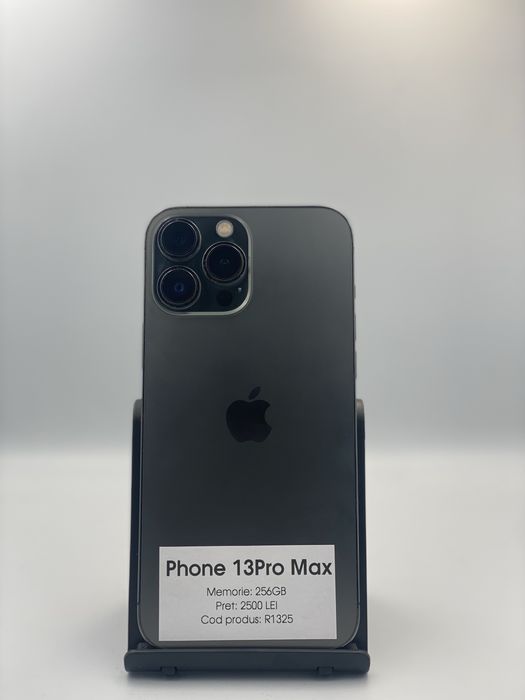 Iphone 13 Pro Max, 256% memorie, 100% baterie, 1 an garantie