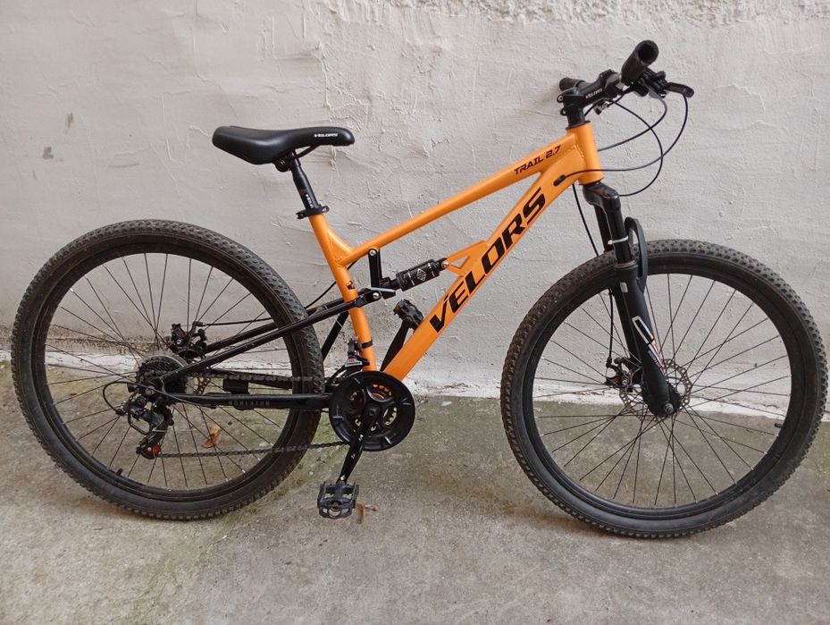Mtb full suspension bicicleta velors trail 2.7