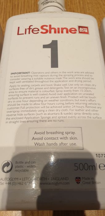 LifeShine protectie interior auto profesionala