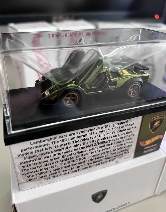 Lamborghini Countach LP500 S RLC Hotwheels premium