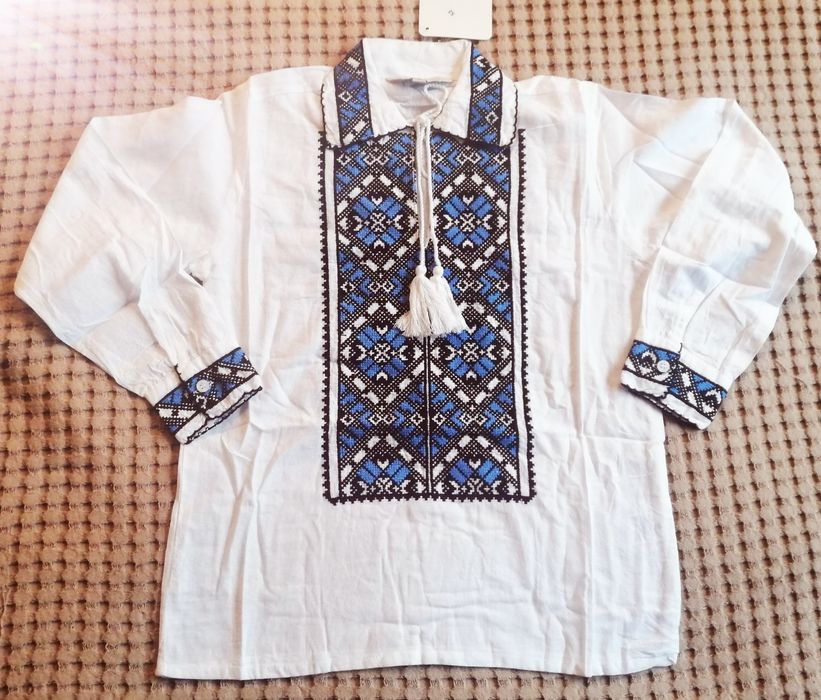 Ie băieței motive tradiționale din bumbac de la 0 la 16 ani