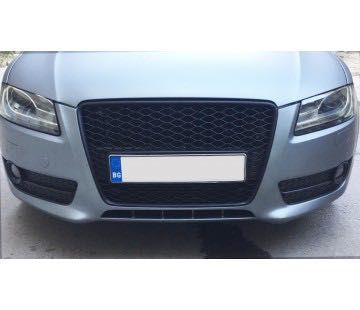 Тунинг решетка тип RS5 за Audi A5 8T [2007-2011) - черен гланц