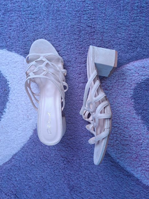 Дамски чехли 2 чифта с ток