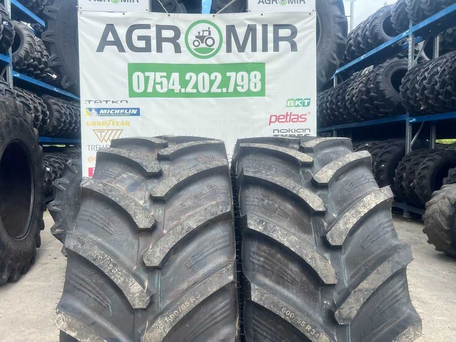 Anvelope radiale 600/65R34 OZKA noi pentru tractor spate
