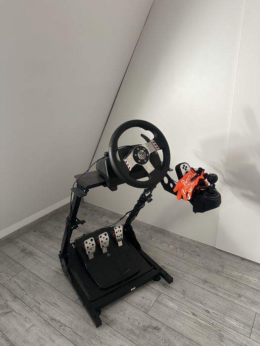 Volan Gaming Logitech Pedale/Schimbator/Stand/Suport