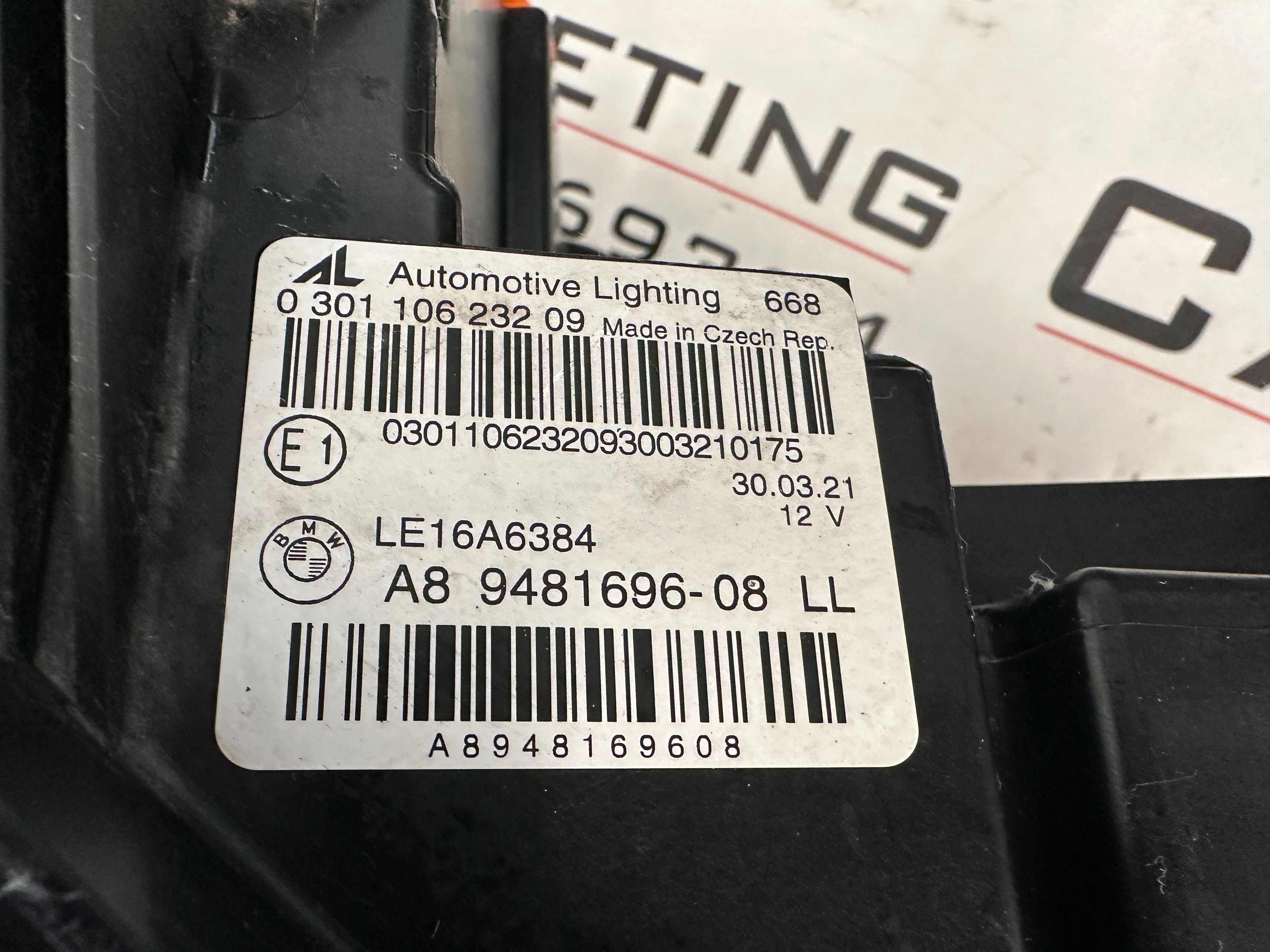 Фар фарове десен Bmw 3 G20 G21 LED far farove БМВ 3 Г20 Г21 ЛЕД