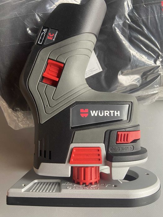 Pachet Wurth 12V freza si slefuitor orbital 2 acumulatori incarcator