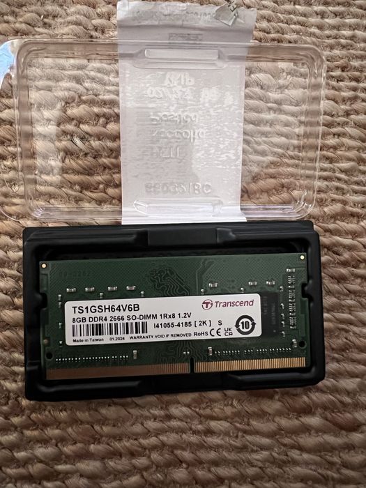 RAM памет DDR4 SODIMM 8GB 2666MHz Transcend TS1GSH64V6B