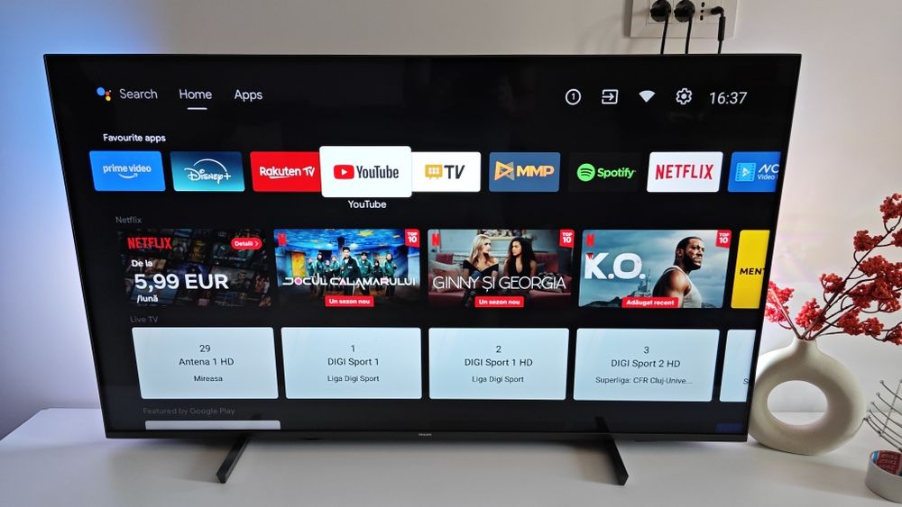Televizor Smart Ambilight Philips 55PUS7906 139cm