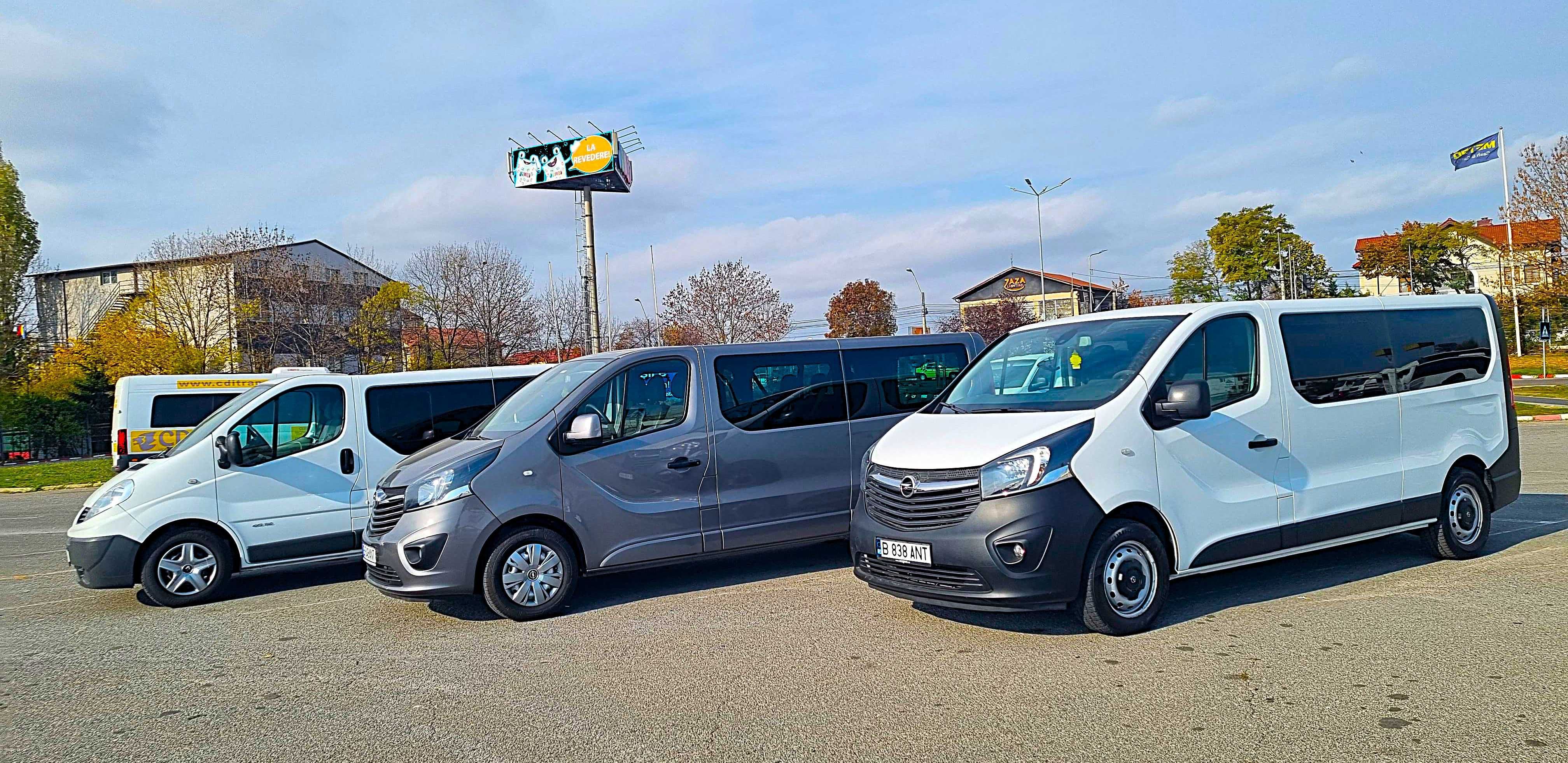 inchiriez microbuz 8+1 Opel Vivaro,Renault Trafic