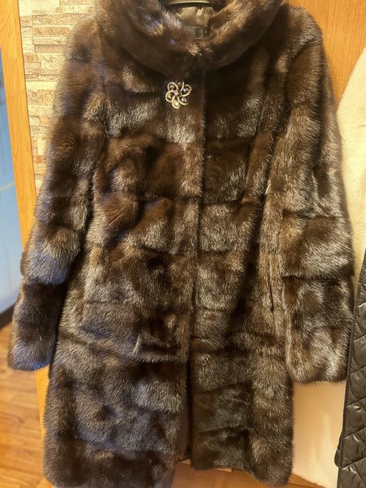 Норковая шуба б/у