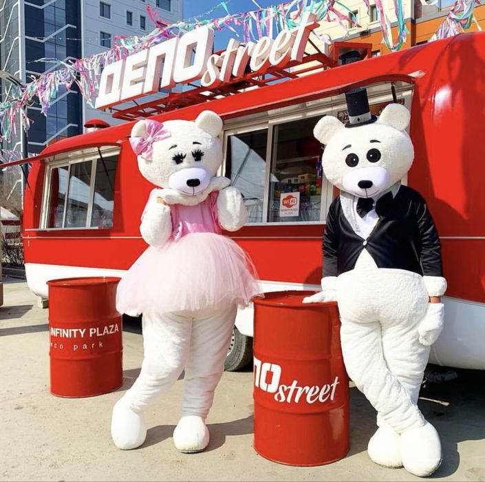 Мишка тедди на пркат