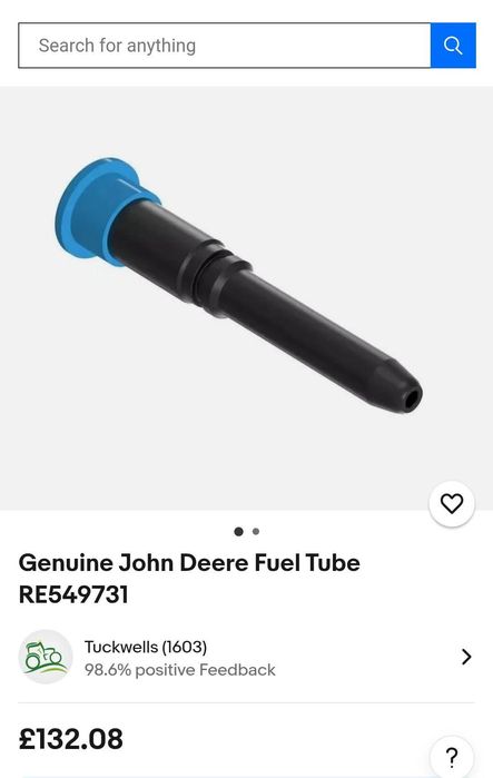 Vand 2 Tuburi Conector John Deere Combustibil