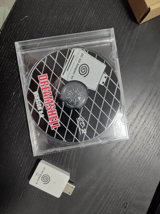 CD cu softul Dreamshell + adaptor card SD Sega Dreamcast
