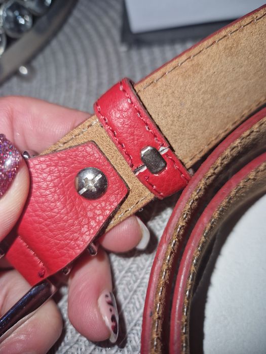 Celine естествена кожа колан.Нов