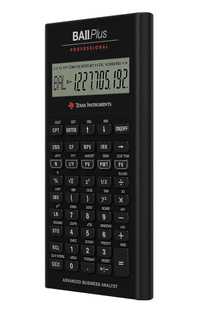 Calculator de birou, stiintific, 10 dig, Texas Instruments BAII Plus P