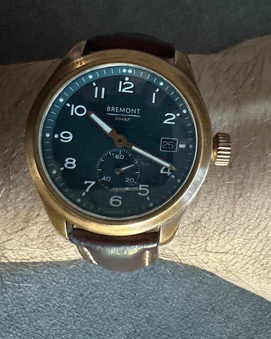 Ceas automatic barbatesc Bremont Broadsword - carcaza bronz