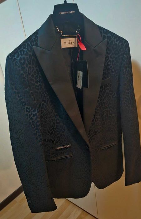 Sacou Philipp Plein barbati (nou, original, nepurtat)
