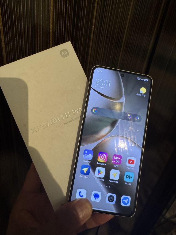 Xiaomi 14 T Pro 1 TERABAYT xotira kor dok
