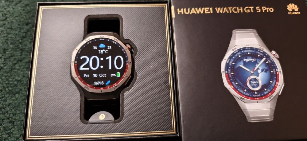 Huawei Watch GT 5 Pro Titanium – перфектно състояние! Гаранция