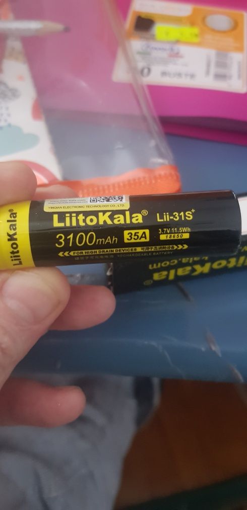 Батарейки аккумуляторные LiitoKala 18650