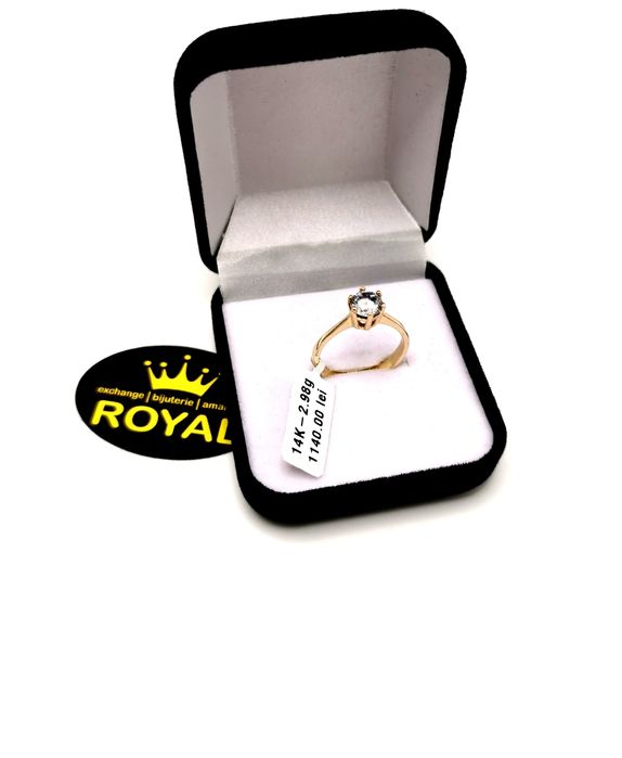 Bijuteria Royal inel din aur 14k 2.98 gr