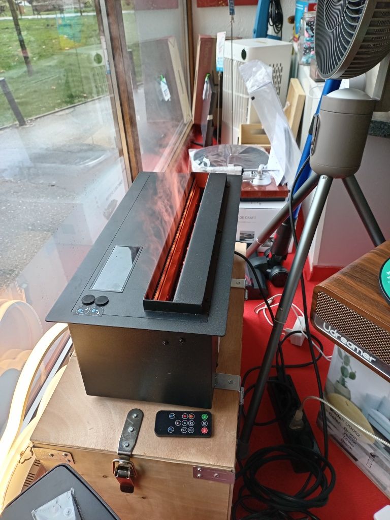 Șemineu electric 3D cu umidificator