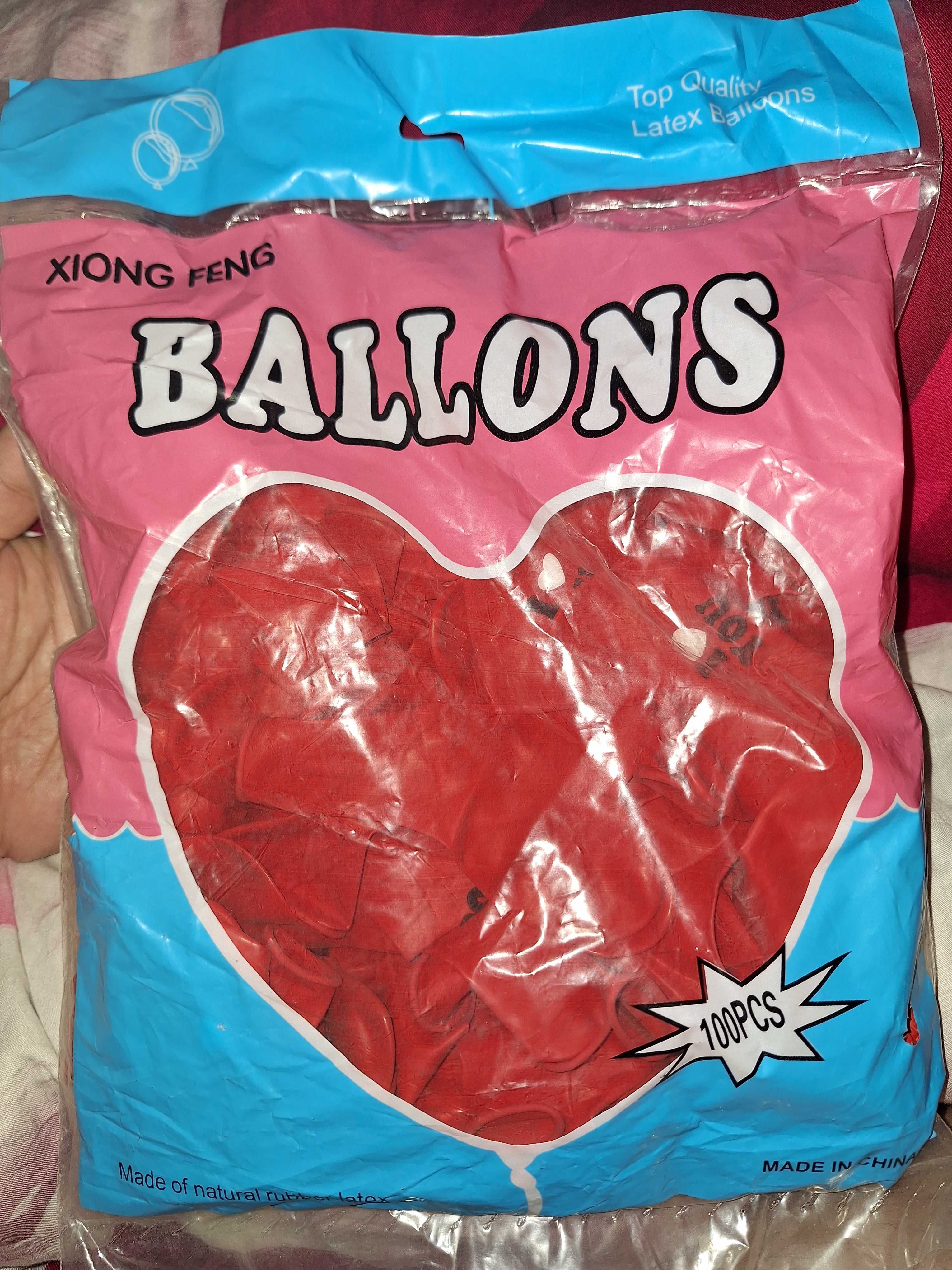 Новые воздушные красные шары в форме сердце с надписем i love u