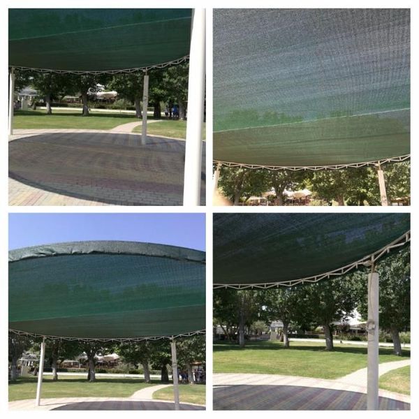 Мрежа за сянка и ограда-70% засенчване и за градушка