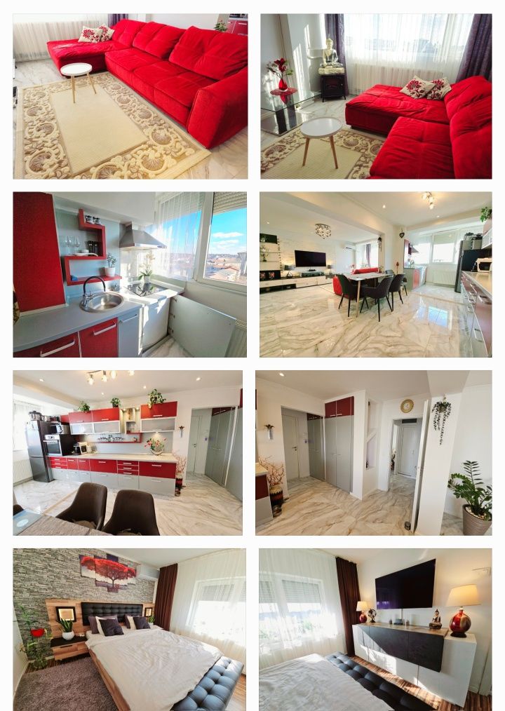 Apartament ,modern ,modificat ,mobilat,cu priveliste superba. Rogerius