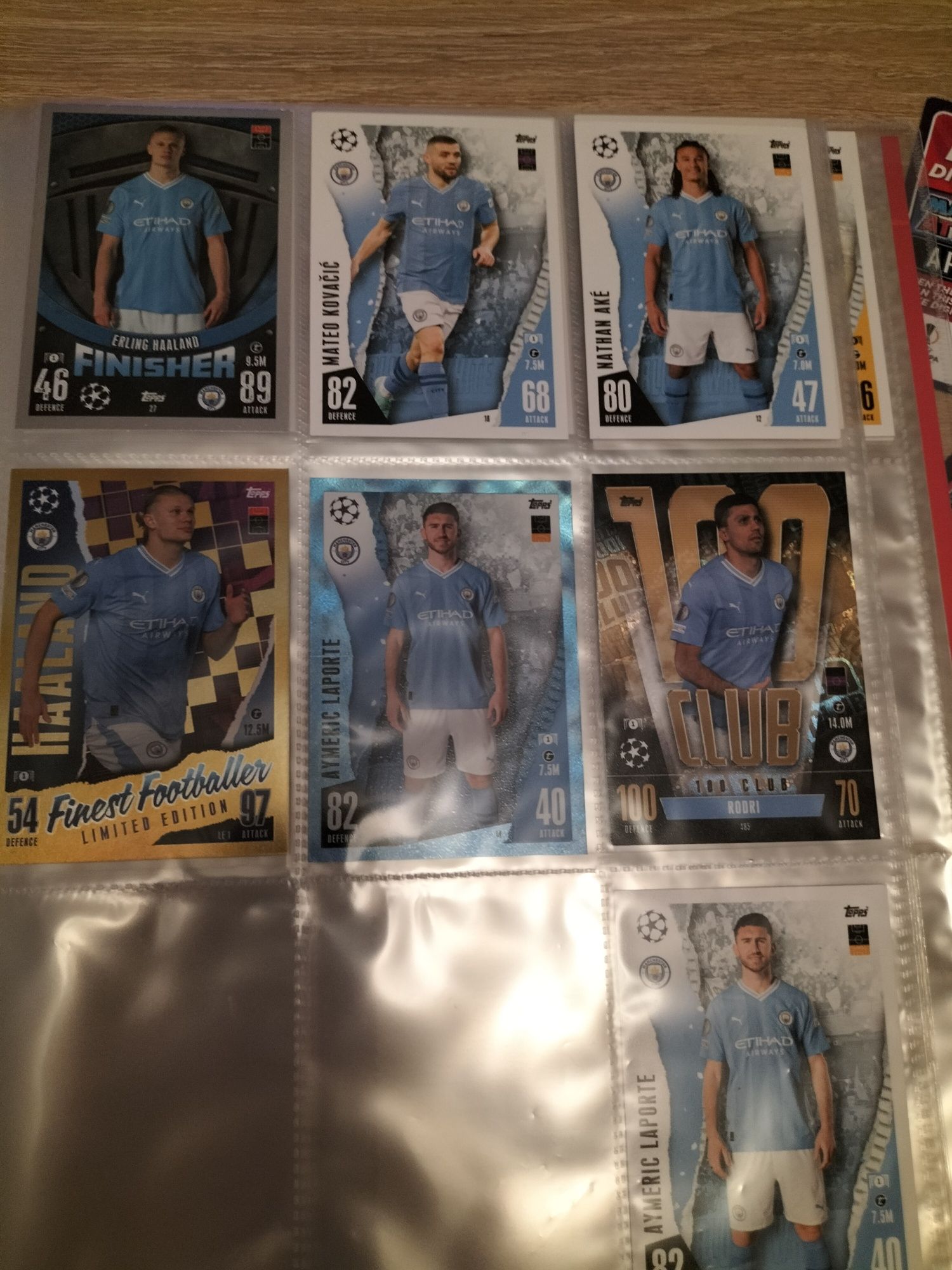 Match attax trading cards