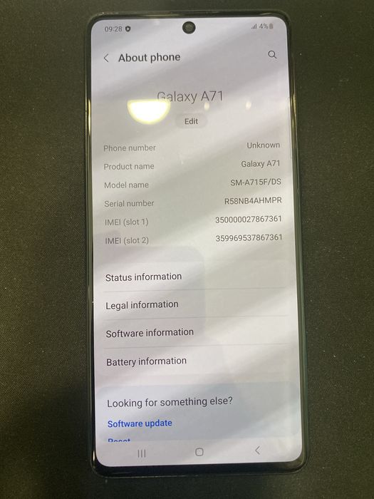 Samsung A71 128GB ID-XXL149