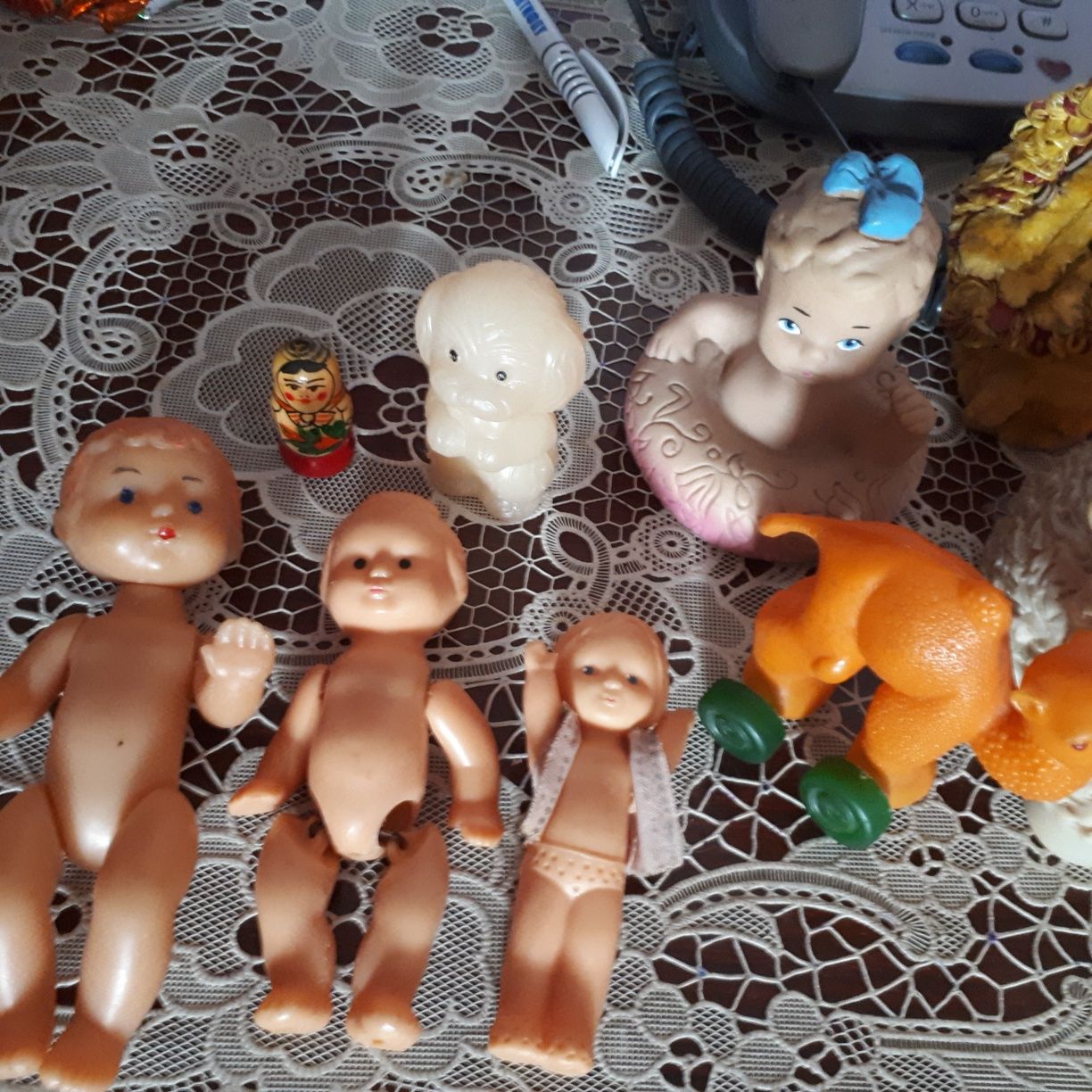 Куклы.пупсы.и др.резиновые игрушки ссср