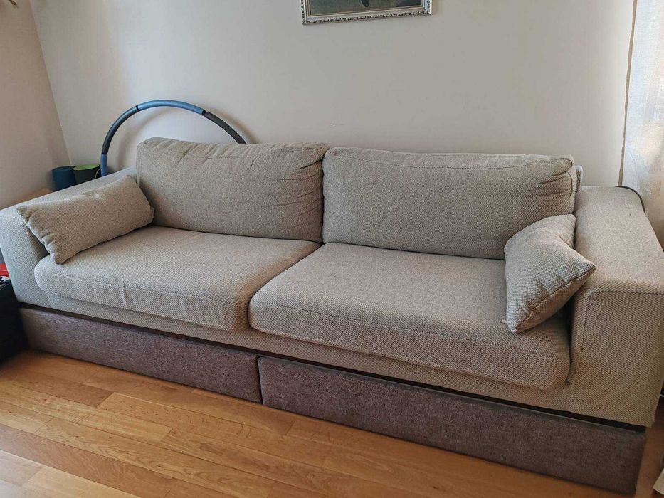 Двоен диван с чекмеджета