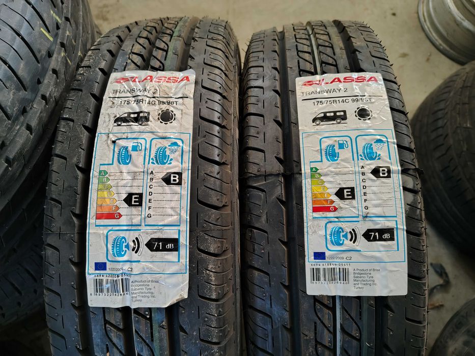 2бр.НОВИ летни гуми LASSA 175 75 14 DOT19 цена за брой