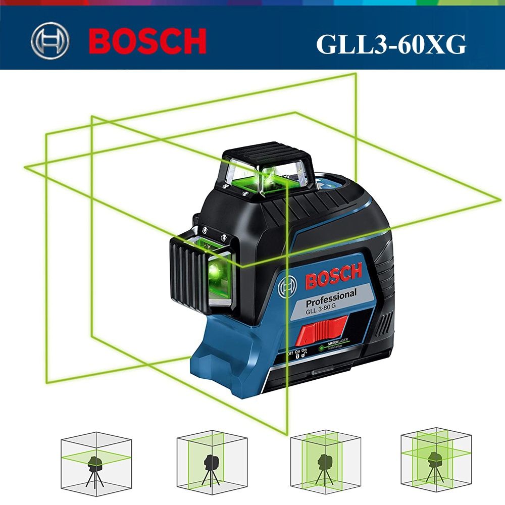 Bosch GLL 3-60XG лазерный уровень