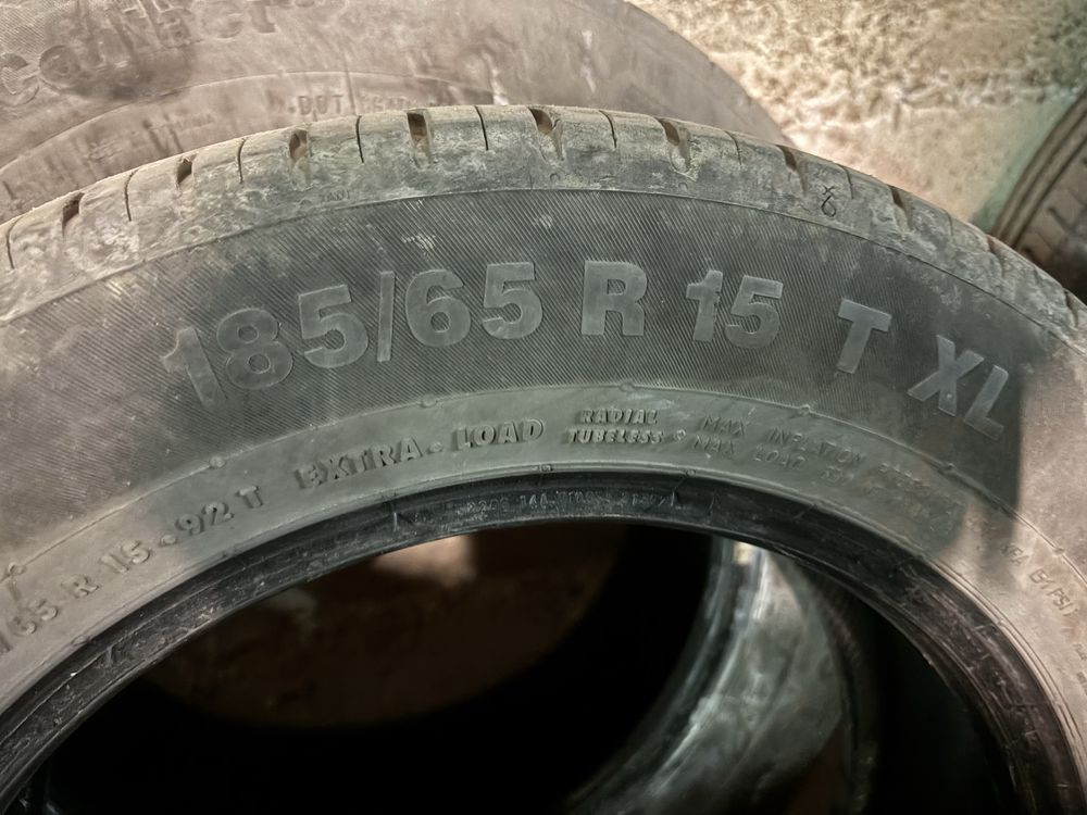 Продавам летни гуми 185/65R15 Continental 4бр