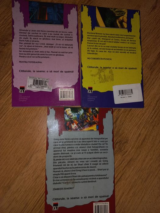 Goosebumps vol 1, 2 și 4