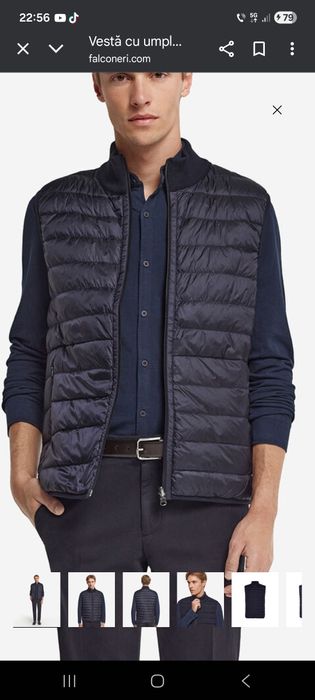 Vestă bărbati Falconeri