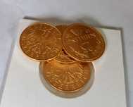 Vând moneda istorica aur 24k, 536 lei-gram