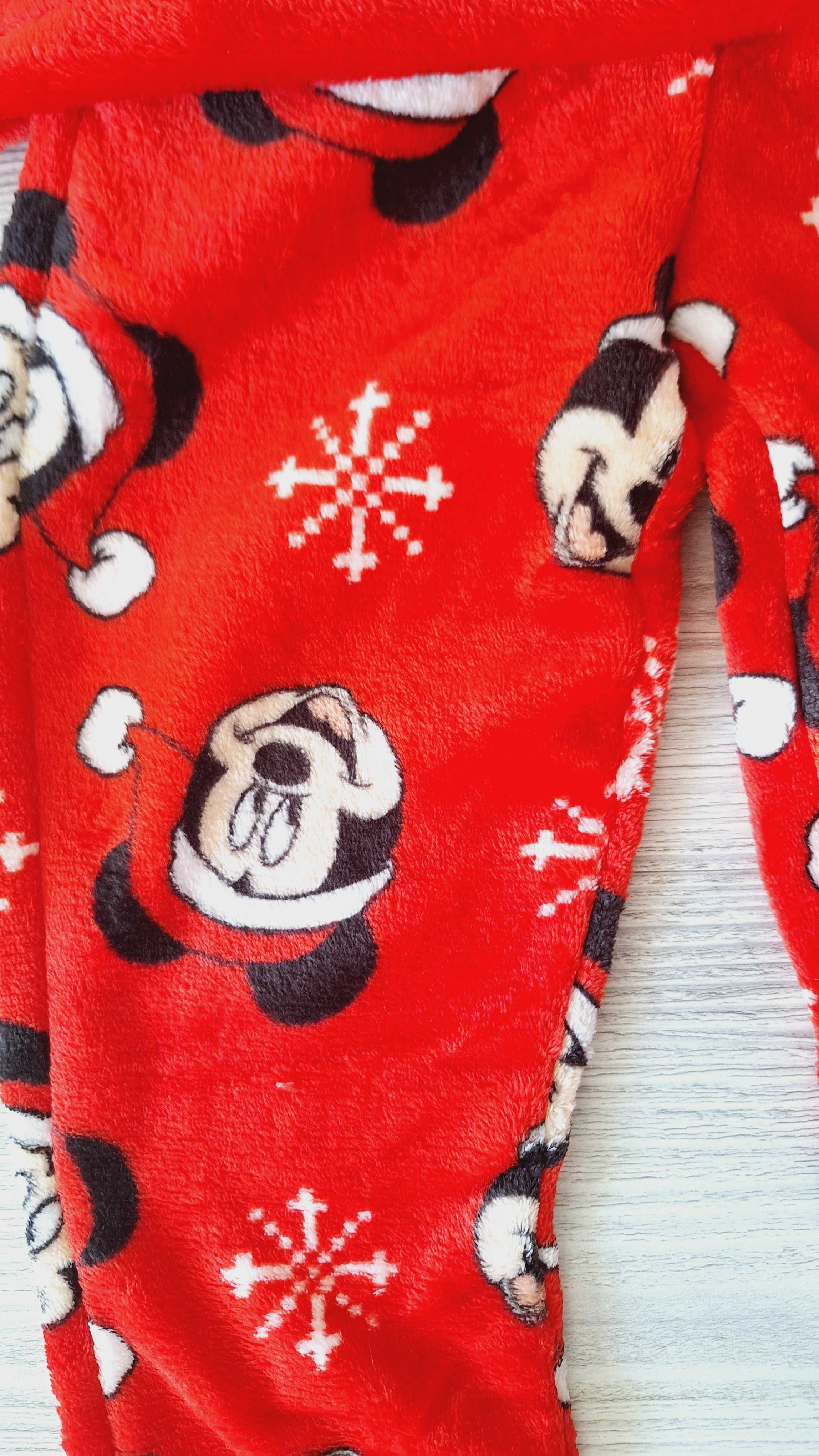 Pijama MICKEY MOUSE, maneca lunga, rosie