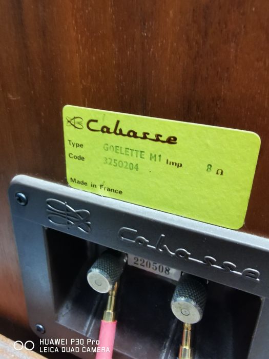 Boxe de podea Cabasse Goelette M1, cu standuri