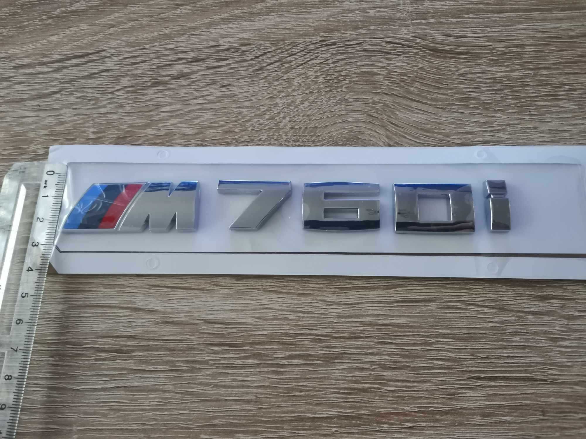 БМВ BMW М760i сребриста емблема лого