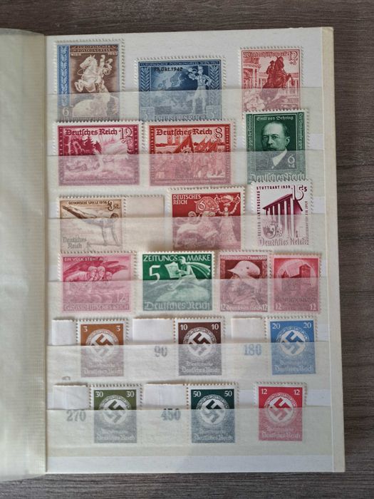 Clasor timbre nestampilate Germania (majoritatea Deutsches Reich)