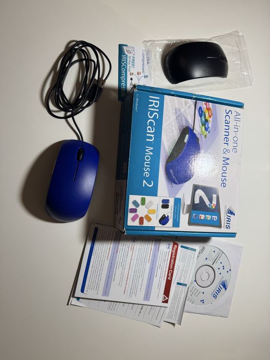 Mouse cu scanner Iriscan 2 gen
