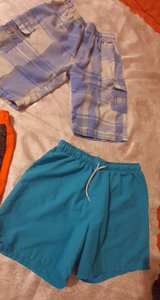 Ocazie lot 5 buc pantaloni scurti bermude baiat 8-9 ani Takko, Olaian