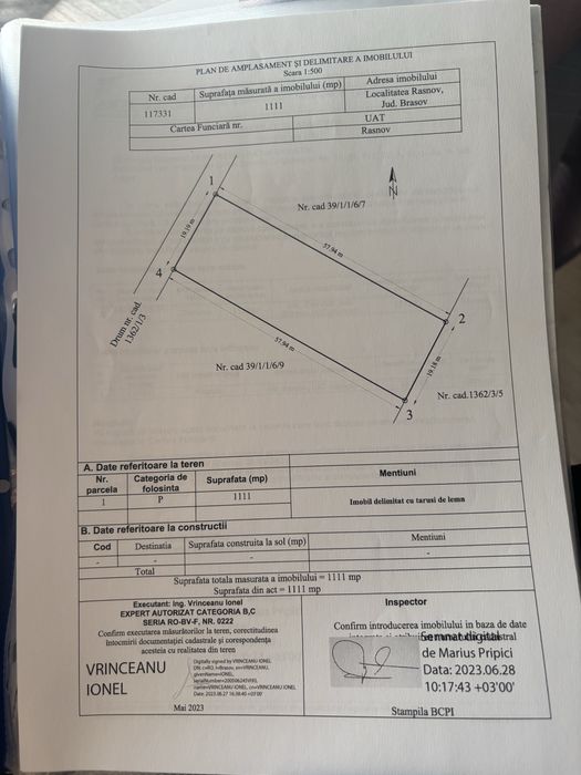 Teren Bran Sohodol 1111 mp vedere spectaculoasa spre munti