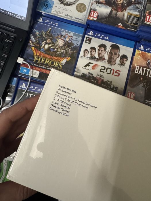 Meta Quest 2 nou, sigilat 128 GB – pachet complet VR