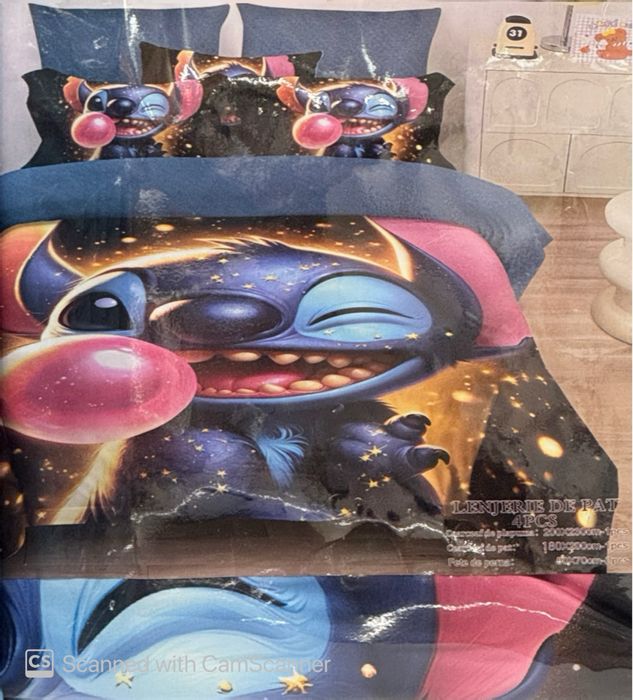 Lenjerie pat copii- 4 piese